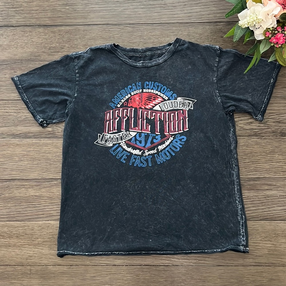 Affliction tee shirt youth large - Picture 3 of 9